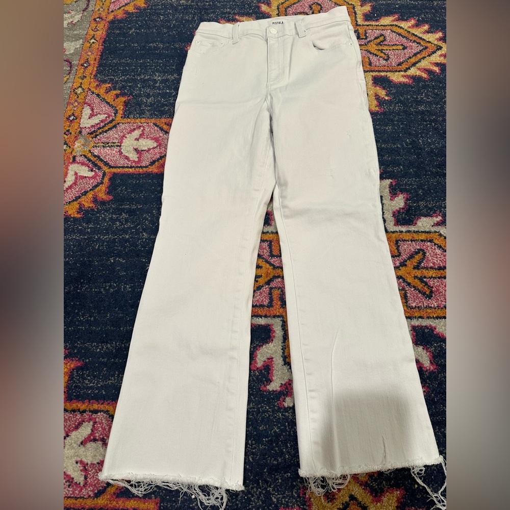 Pistola White kick Flare jeans